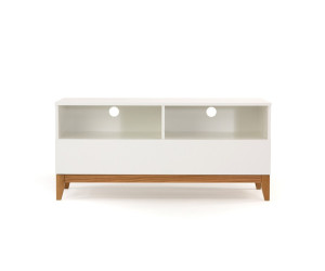 Mesa de TV blanca